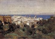 Corot Camille View of Genoa oil on canvas